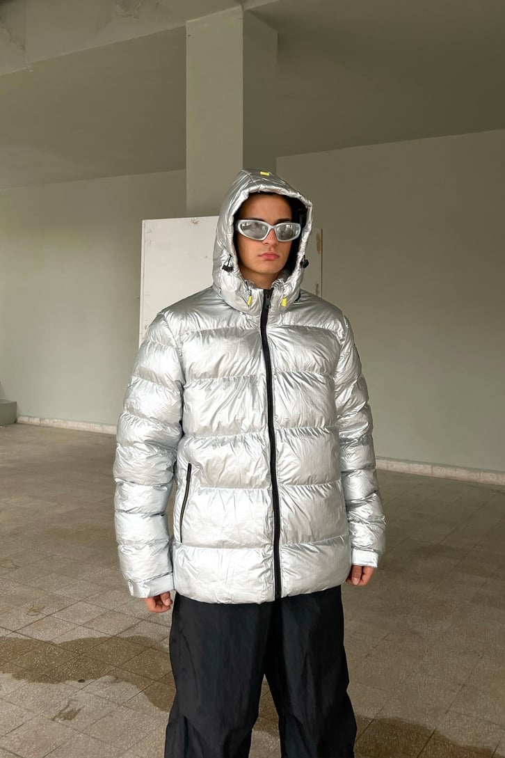 Basic Parlak Şişme Mont