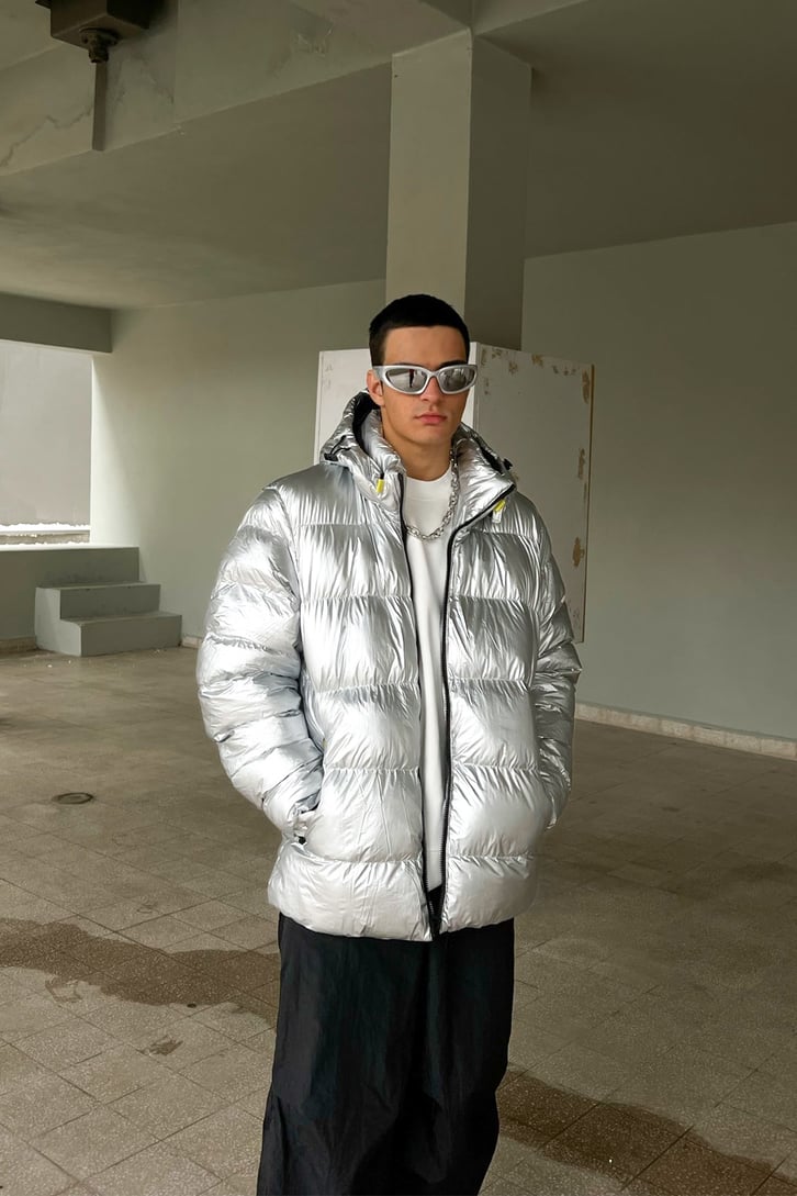 Basic Parlak Şişme Mont
