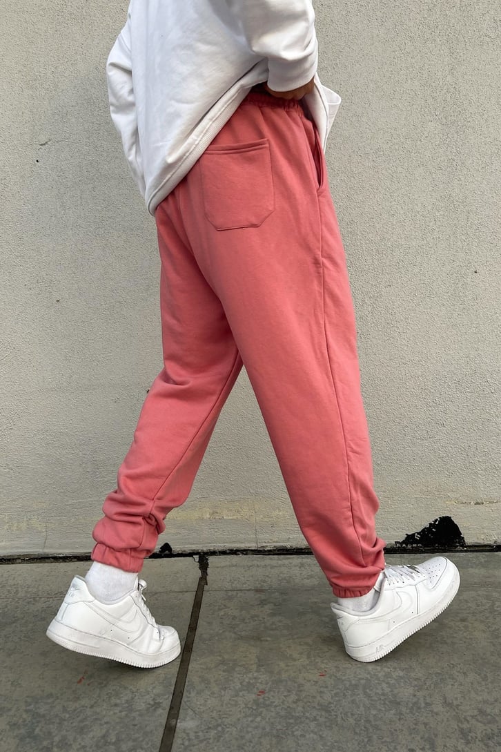Basic Pembe Jogger Fit Eşofman Altı