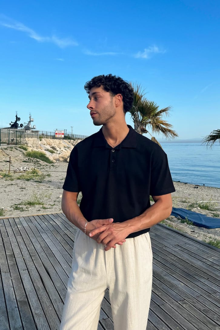 Basic Polo Yaka Tişört