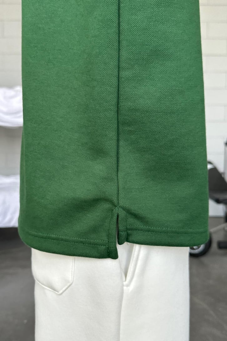 Basic Polo Yaka Uzun Kol Tişört