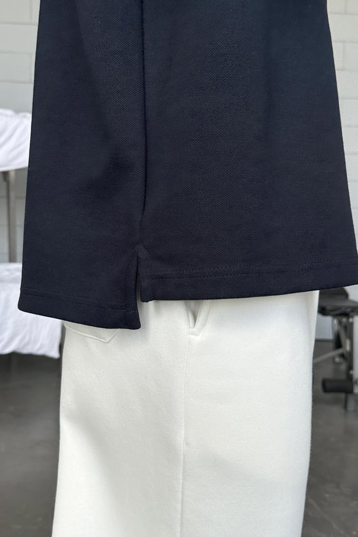 Basic Polo Yaka Uzun Kol Tişört