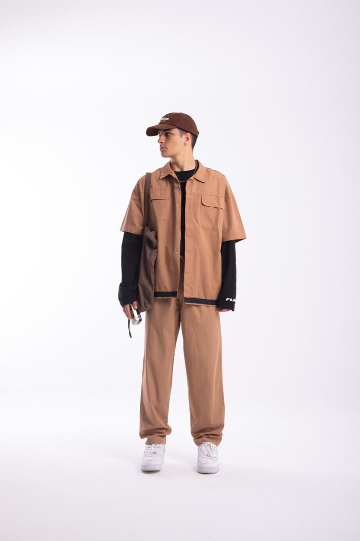 Basic  Poplin Kumaş Pantolon