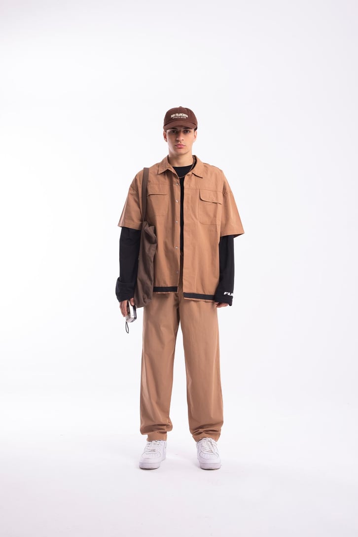 Basic  Poplin Kumaş Pantolon