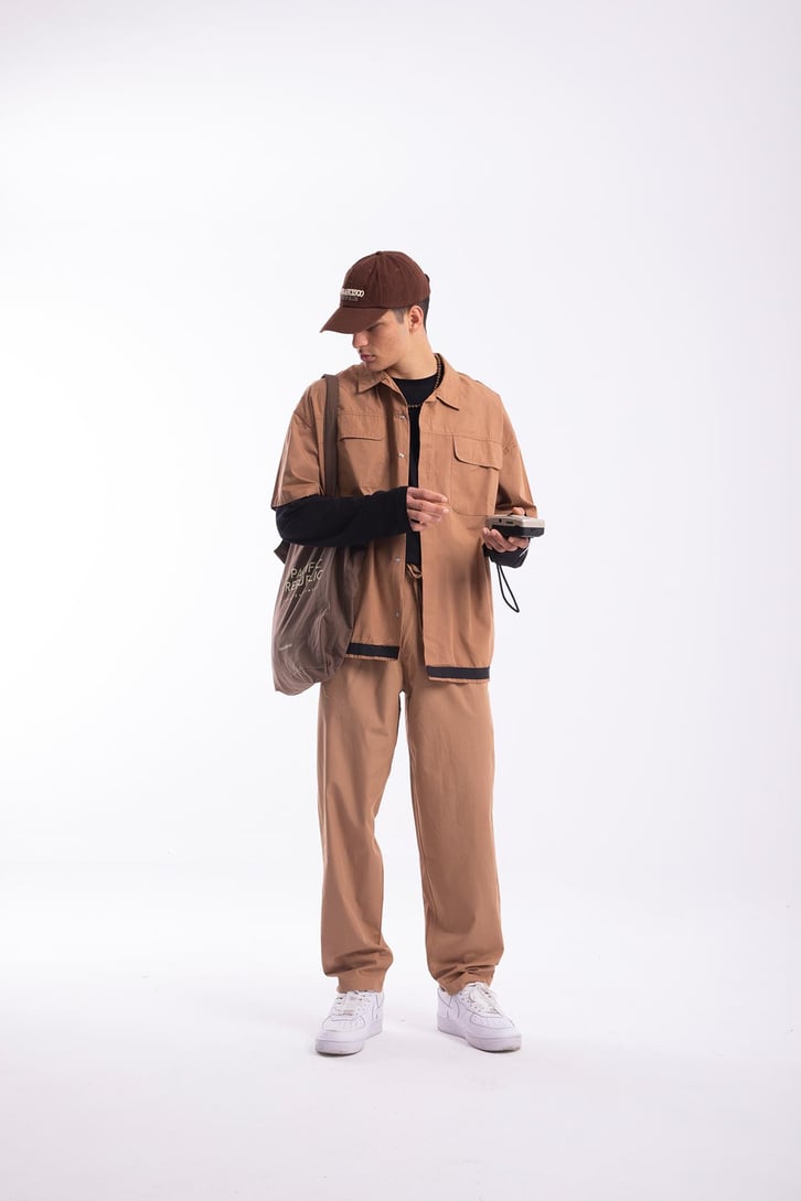 Basic  Poplin Kumaş Pantolon