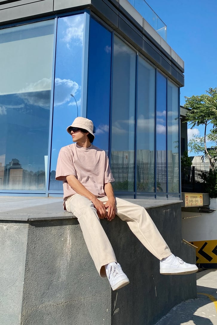 Basic Pudra Oversize Tshirt