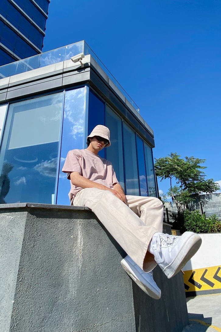 Basic Pudra Oversize Tshirt