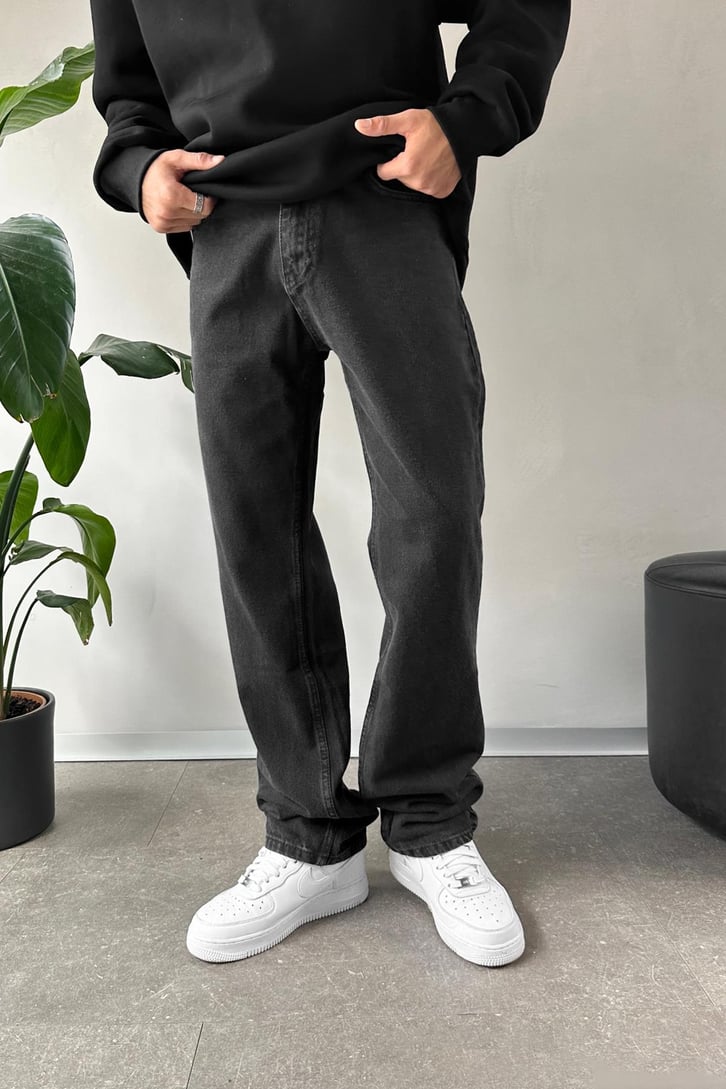 Basic Regular Antrasit Jean