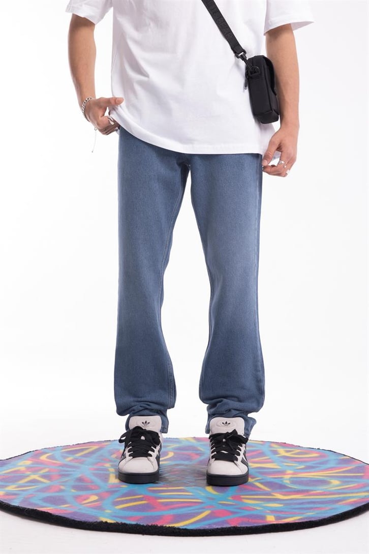 Basic Regular Fit Açık Mavi Jean