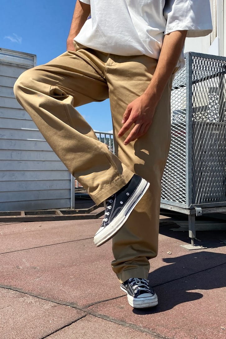 Basic  Regular Fit Keten Pantolon