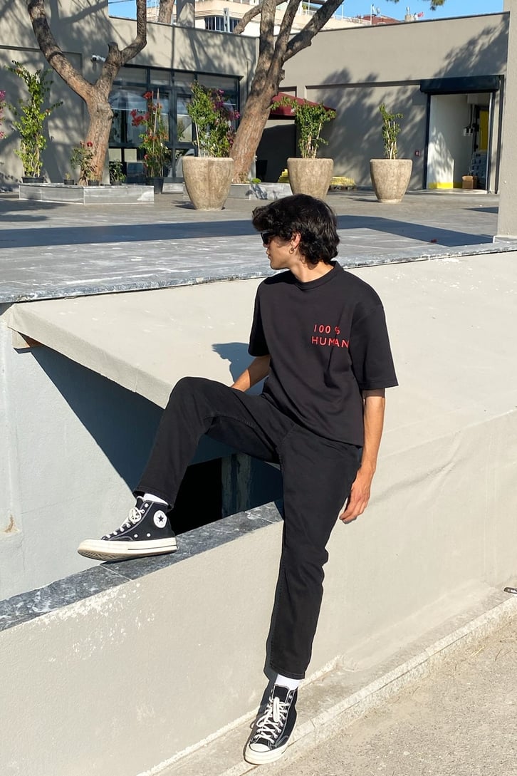 Basic Regular Fit Siyah Jean