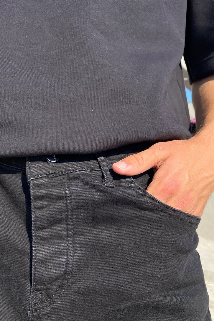 Basic Regular Fit Siyah Jean