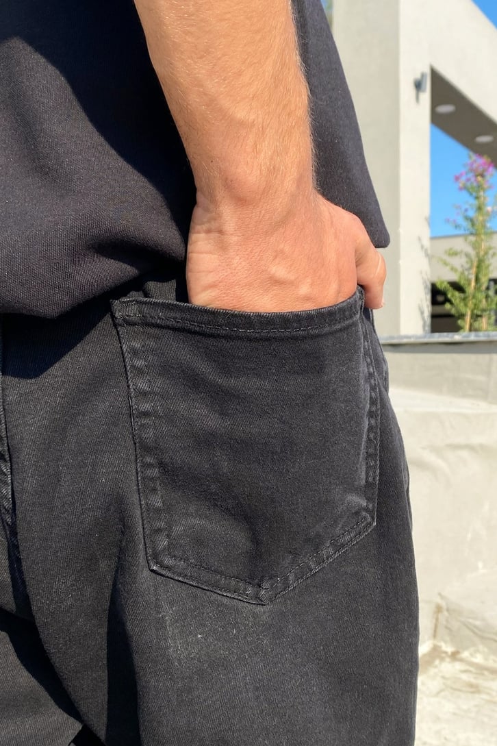 Basic Regular Fit Siyah Jean