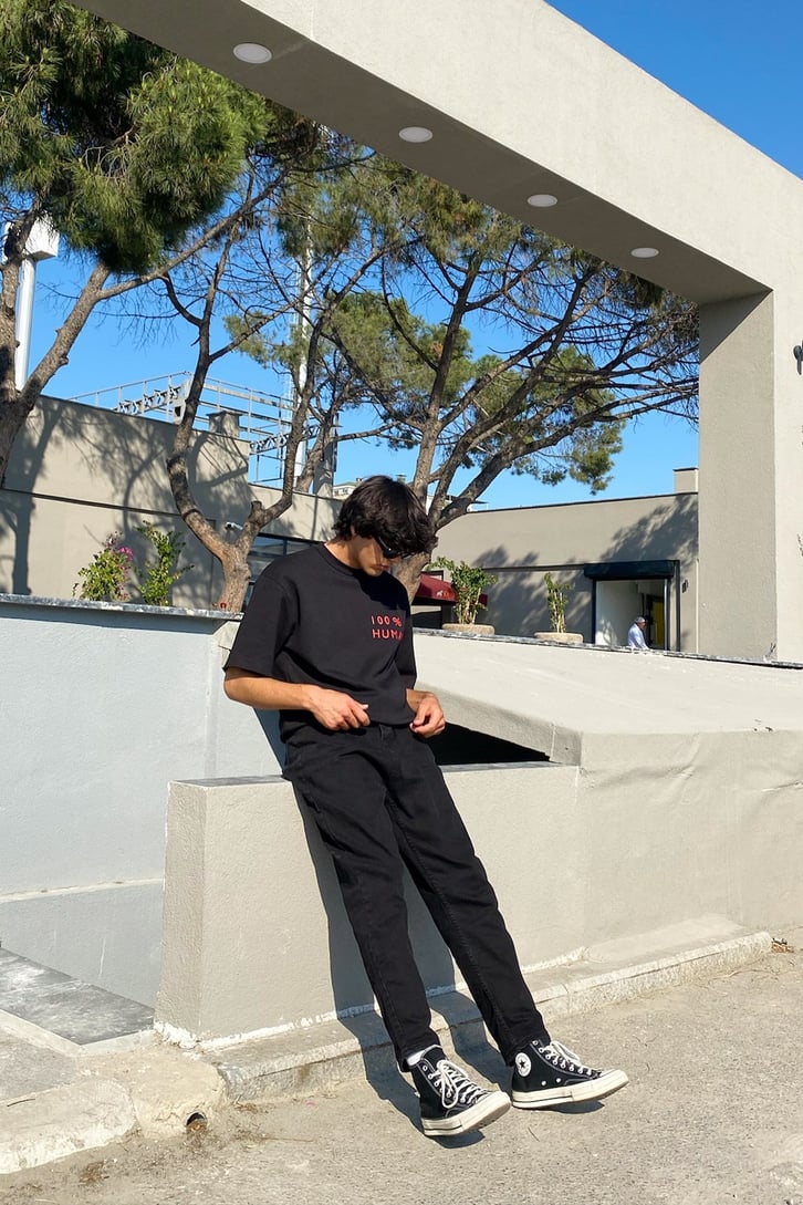Basic Regular Fit Siyah Jean