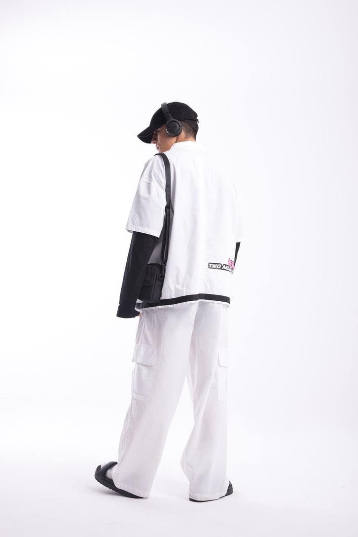 Basic  Relaxed Fit Poplin Kumaş Pantolon