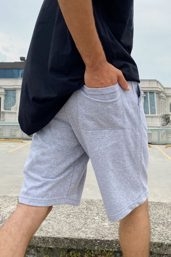 Basic Relaxed Gri Şort