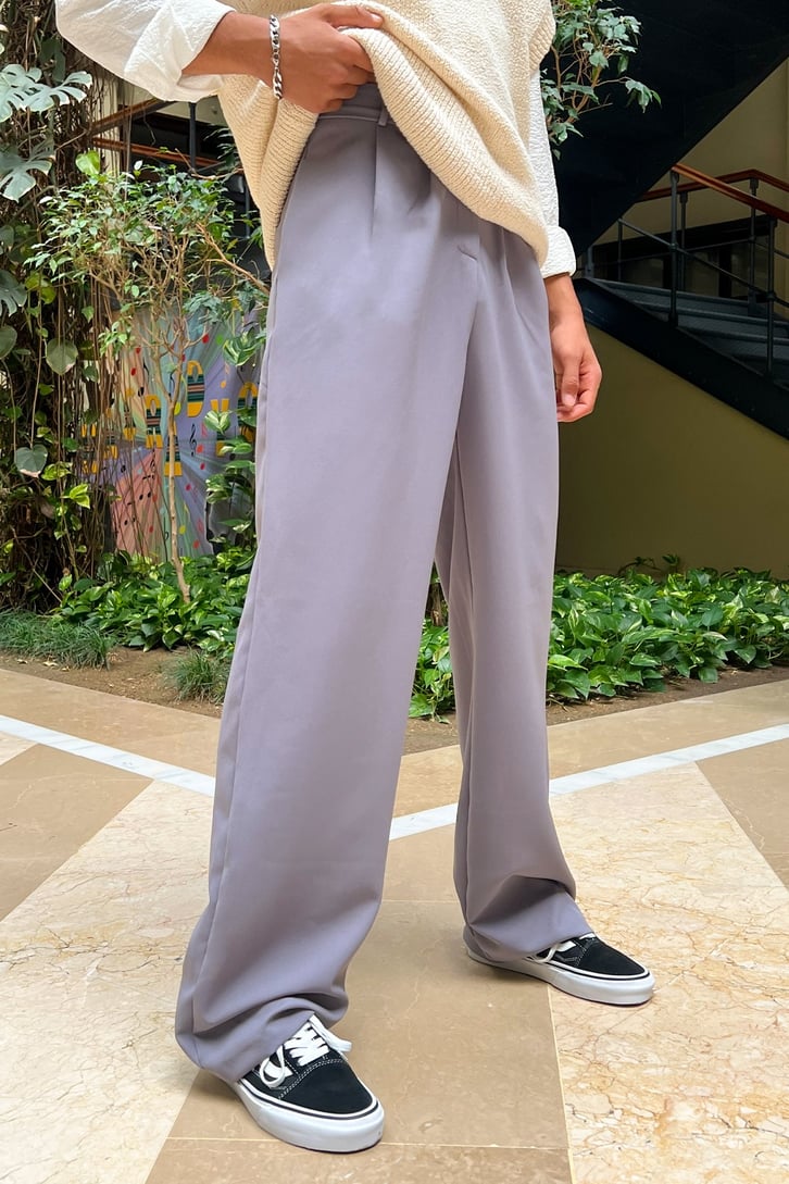Basic Relaxed Kumaş Pantolon