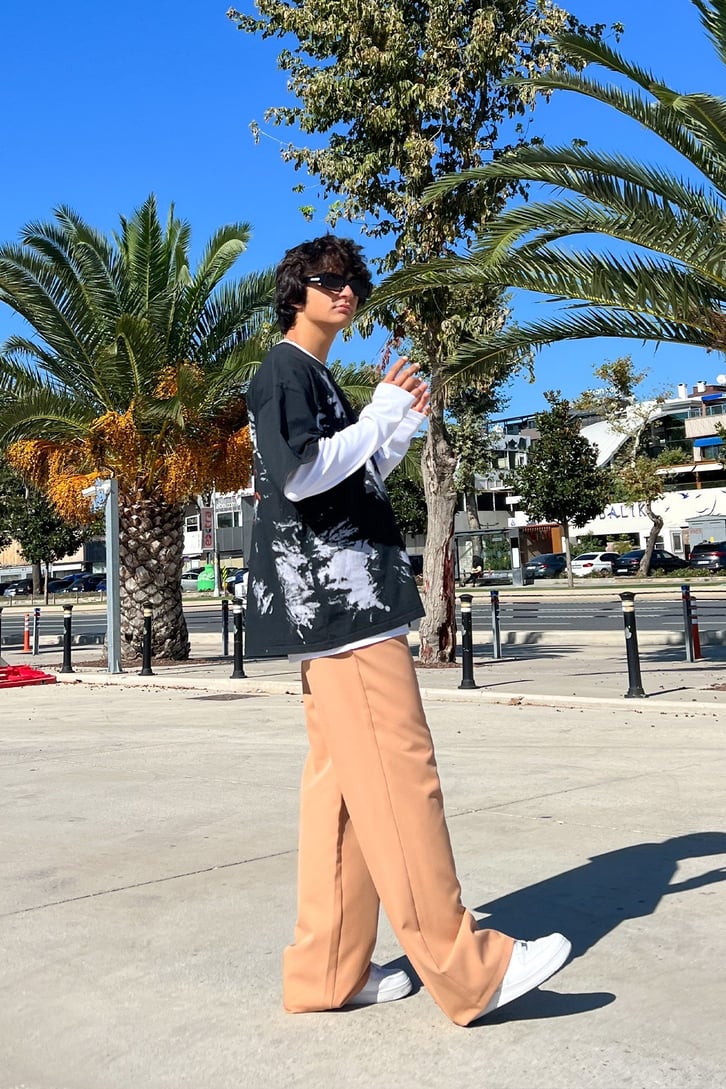 Basic Relaxed Kumaş Pantolon