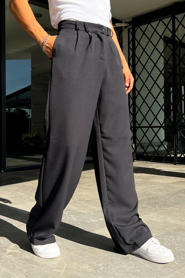 Basic Relaxed Kumaş Pantolon