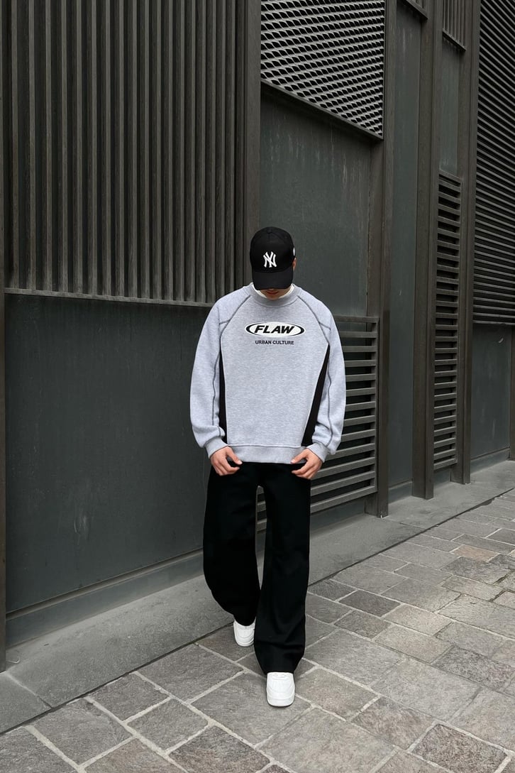 Basic Siyah Baggy Jean
