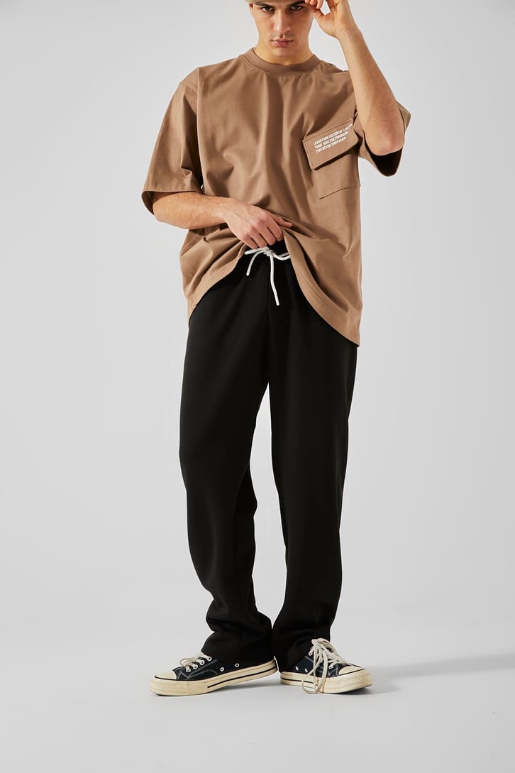 Basic Siyah Baggy Pantolon