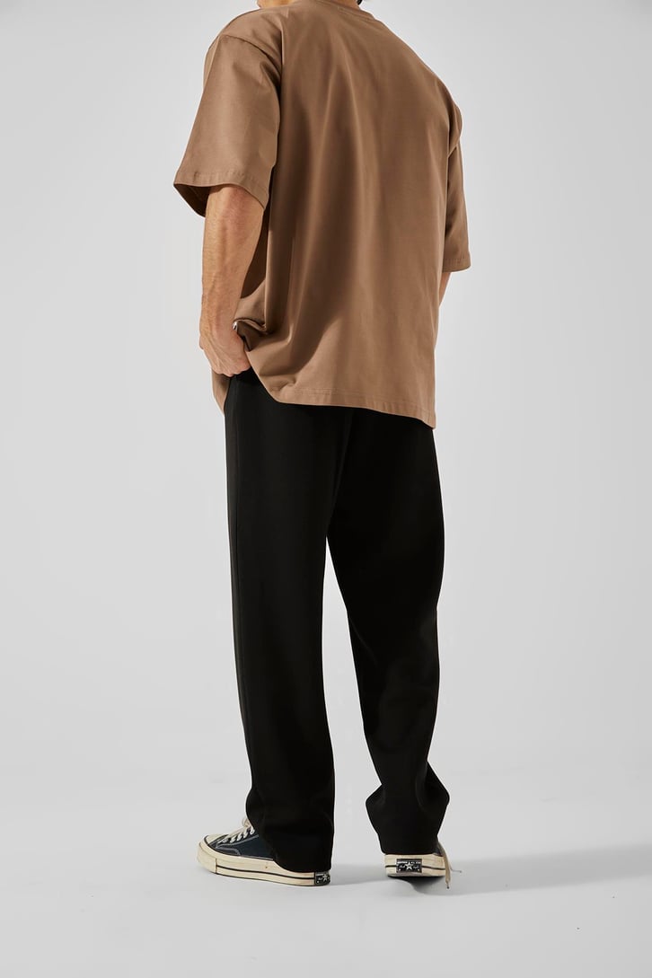 Basic Siyah Baggy Pantolon