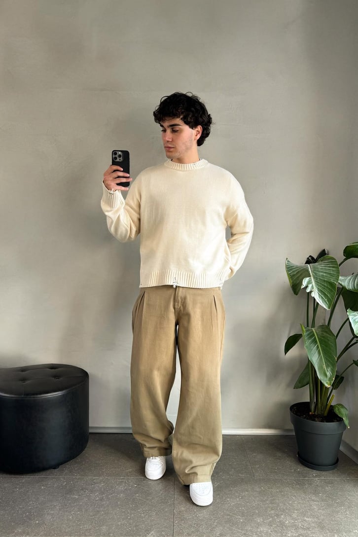 Basic Siyah Baggy Pantolon