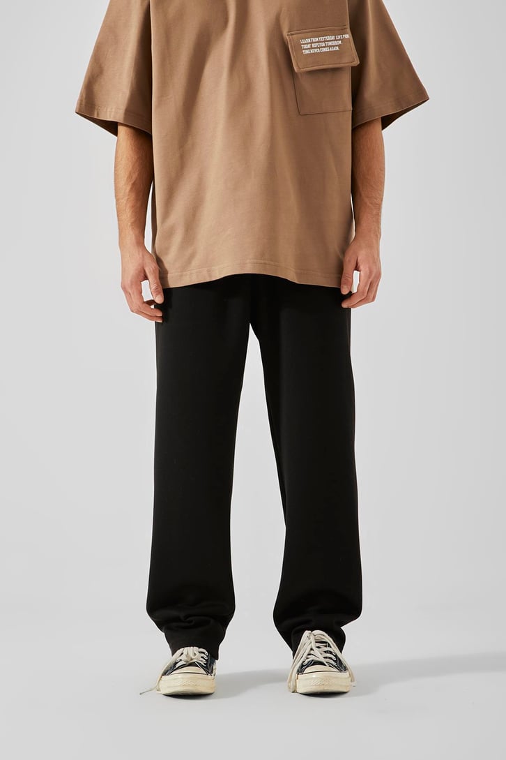 Basic Siyah Baggy Pantolon