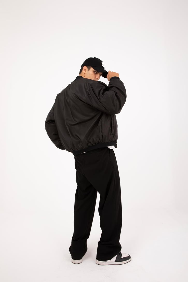 Basic Siyah Bomber Ceket