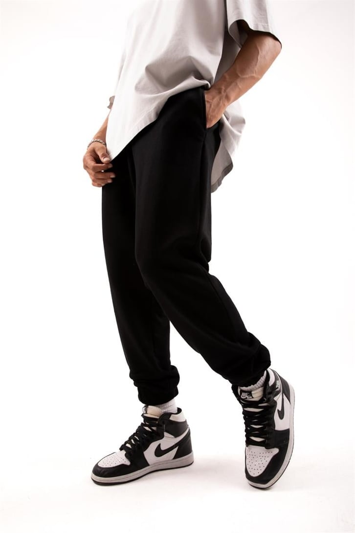Basic Siyah Jogger Fit Eşofman Altı