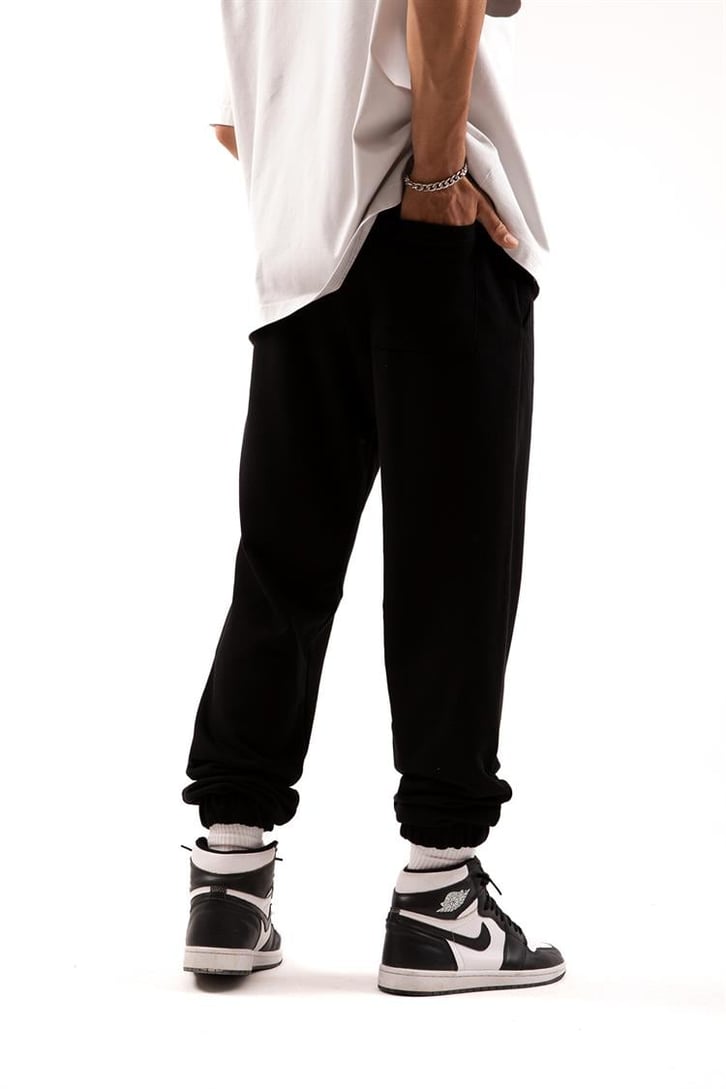 Basic Siyah Jogger Fit Eşofman Altı