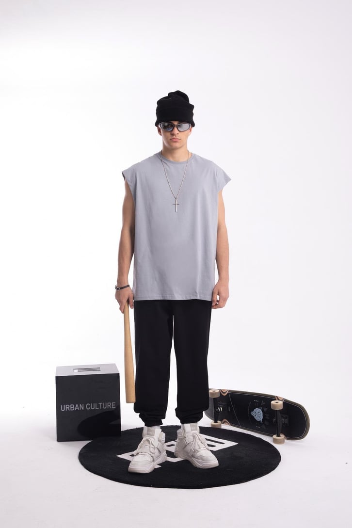 Basic Siyah Jogger Pantolon