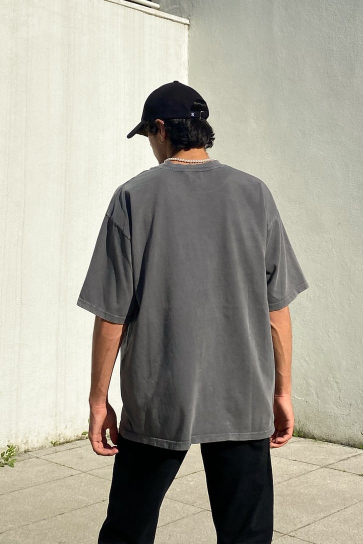 Basic Siyah Oversize Tshirt