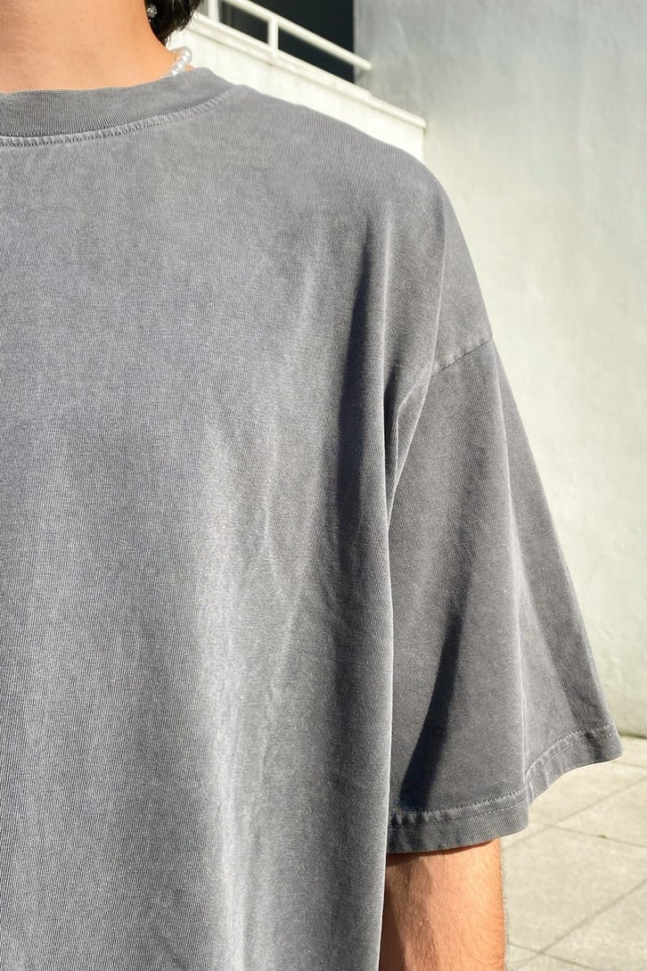 Basic Siyah Oversize Tshirt