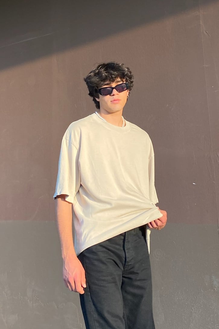 Basic Siyah Oversize Tshirt