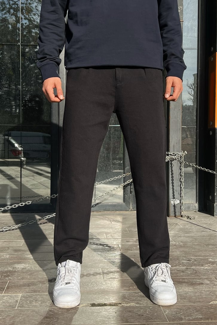 Basic Siyah Premium Kumaş Pantolon
