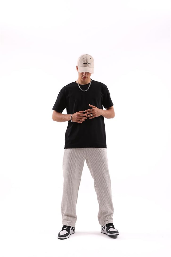 Basic Siyah Regular Fit Tişört