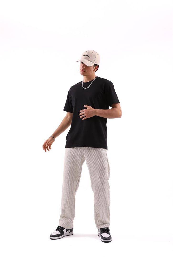 Basic Siyah Regular Fit Tişört
