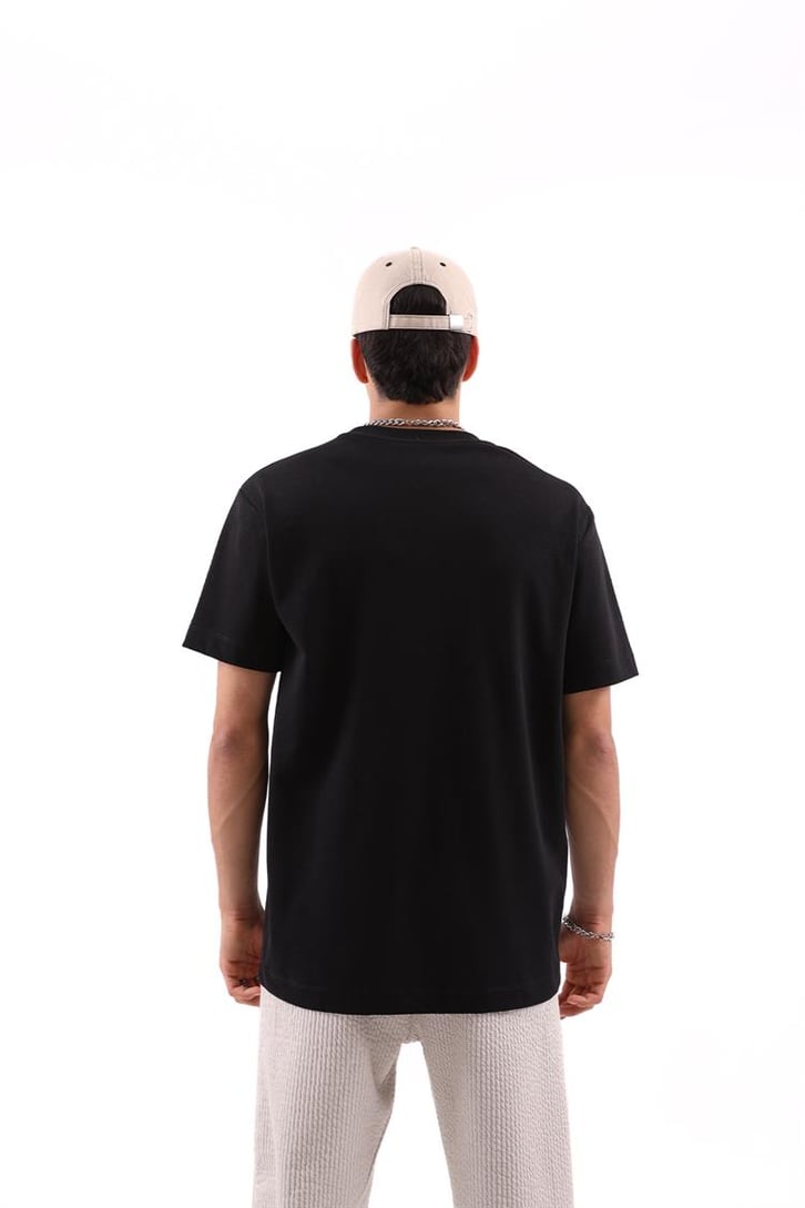 Basic Siyah Regular Fit Tişört