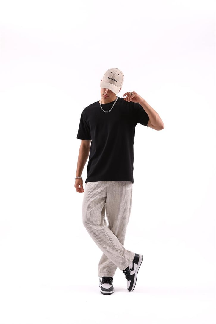 Basic Siyah Regular Fit Tişört