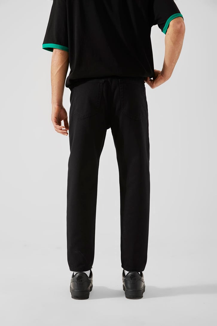 Basic Siyah Regular Jean