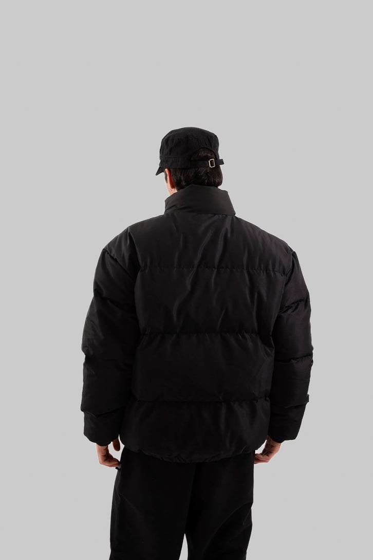 Basic Siyah Şişme Mont