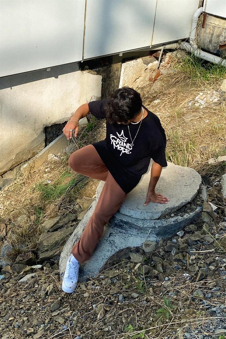 Basic Taba Renk Jogger Fit Eşofman Altı