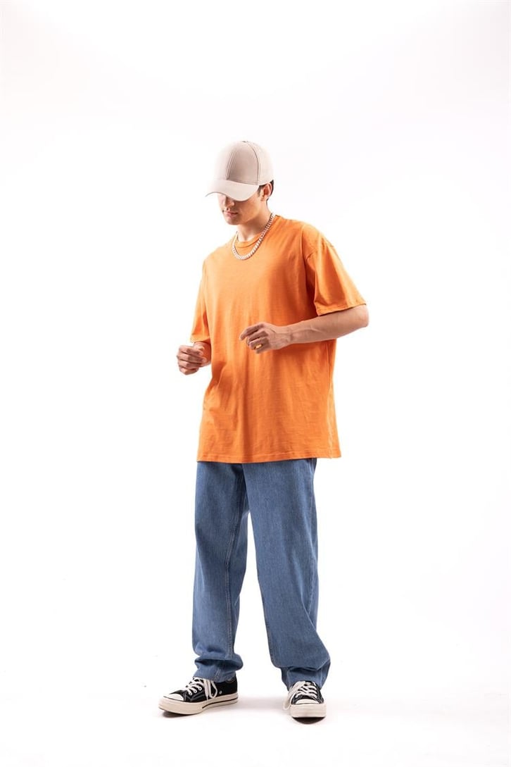 Basic Turuncu Regular Tshirt