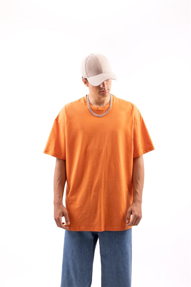 Basic Turuncu Regular Tshirt