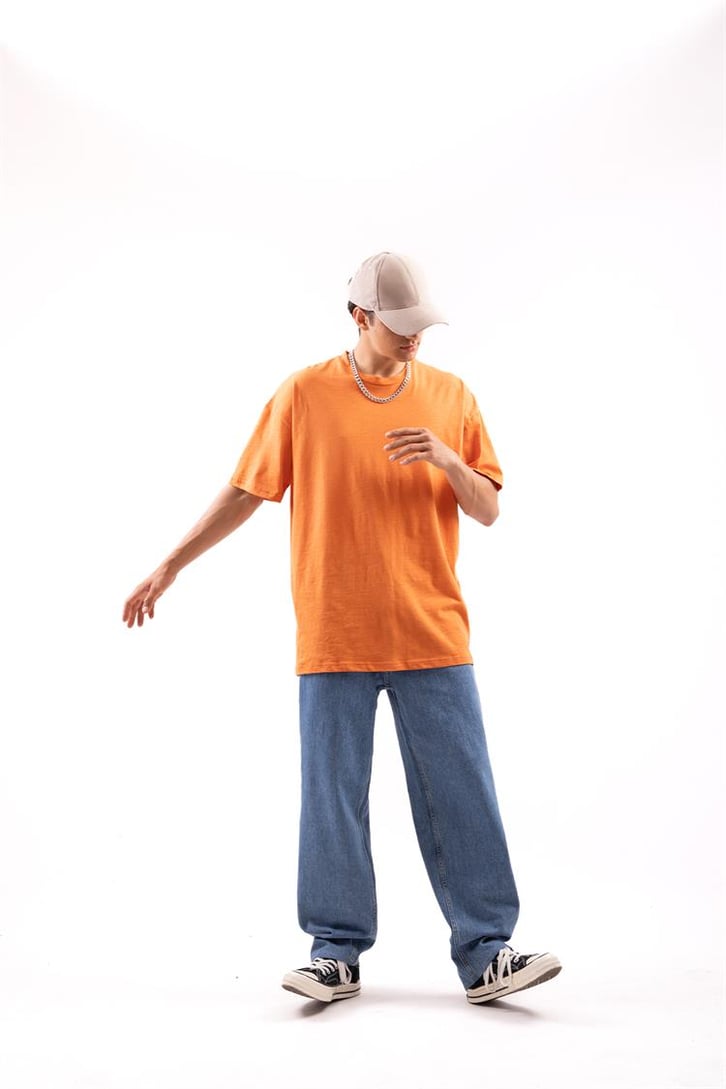 Basic Turuncu Regular Tshirt
