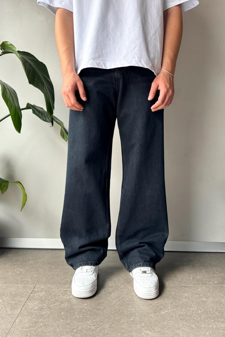 Basic Vintage Green Baggy Jean