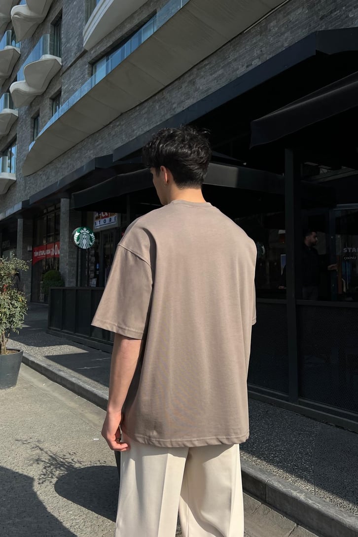 Basic Vizon Oversize Tişört
