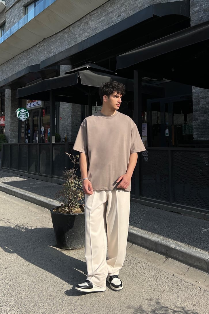 Basic Vizon Oversize Tişört