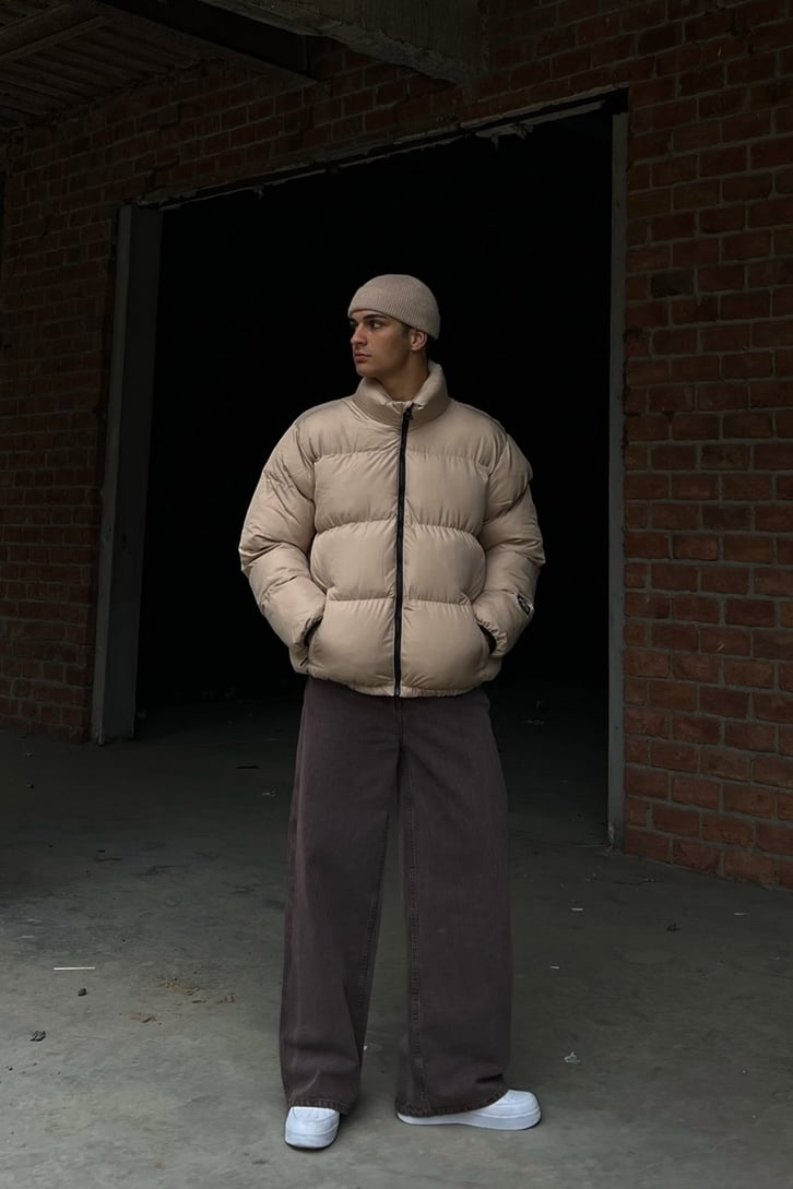Basic Wide Leg Baggy Jean
